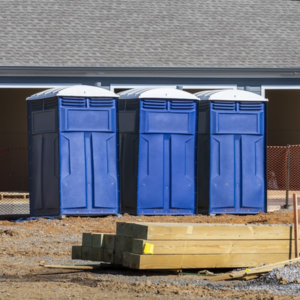 what is the maximum capacity for a single portable restroom in Ishpeming Michigan